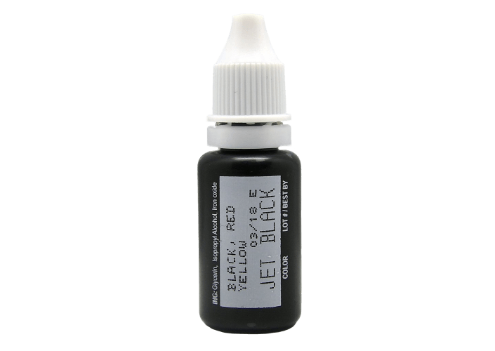 Jet black Biotouch beste zwart pigment voor deepliner infraliner en eyeliner rijk zwart 