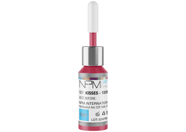 Kisses NPM rose pink levre pigment micro MP