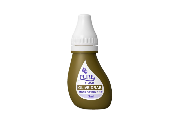 Olive drab pmu pigment voor beginners  corrigerend goren voor rode ondertonen te verwijderen 