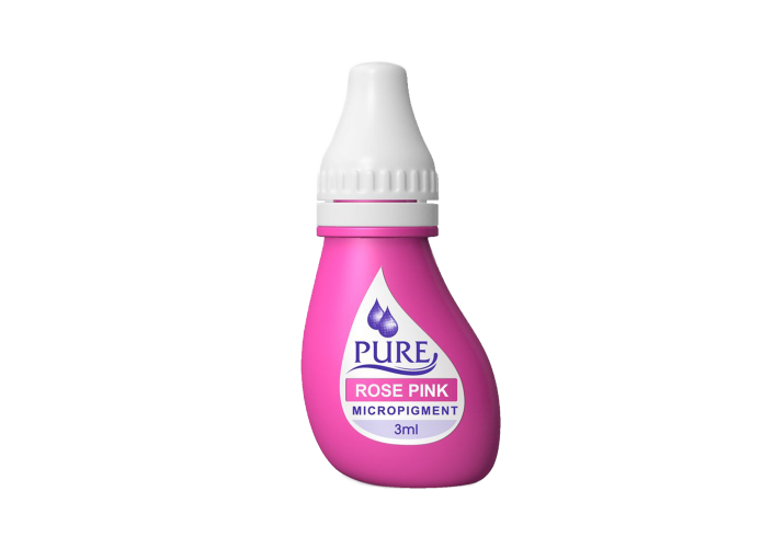 Rose pink biotouch koud roze paarsachtig Micropoeder pigment voor lippen zonder dat het uitloopt