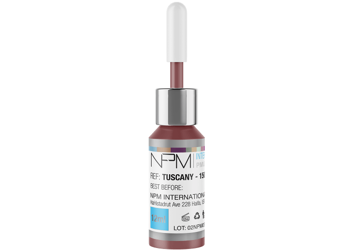 Tuscany NPM rouge brun couleur pour le pigmentation permanente 