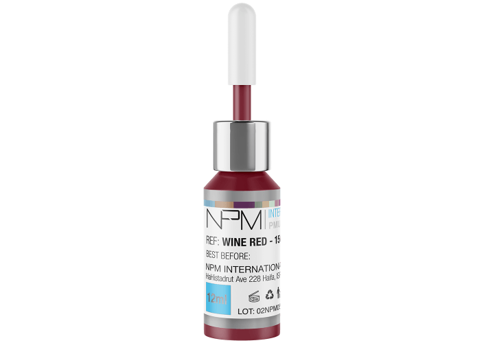 Wine red lip pigment NPM wijnrood pigment voor permanente makeup 