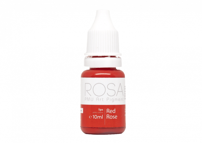 ROSA red rose lips lipstick kleur pigment voor te pigmenteren in de lippen 