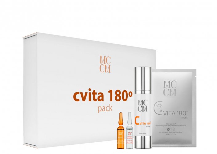 Egalisatie van huidskleur Vitamine c pack MCCM Huidverbetering medical cosmetics 