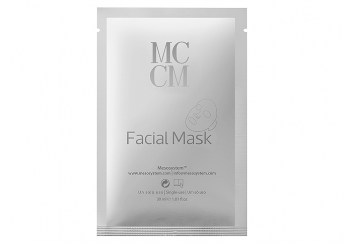 Facial mask MCCM Hydraterend vliesmasker vor-or na microneedling 