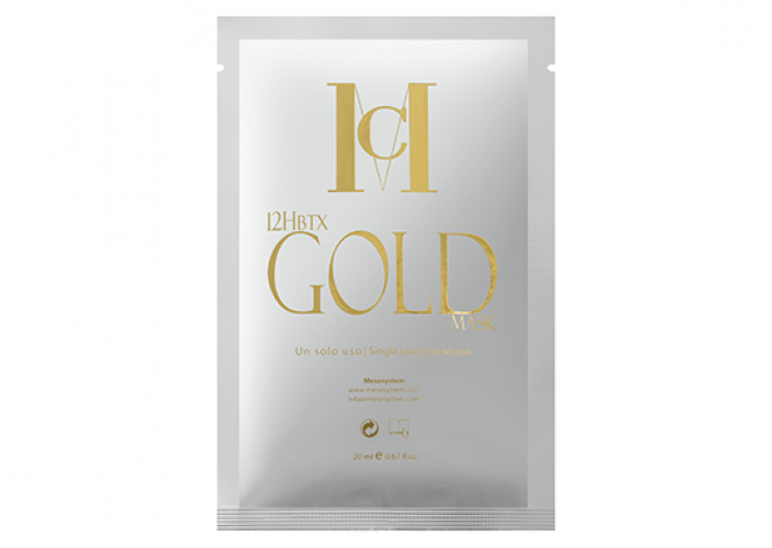 Makser voor thuisverzorging Gold mask huidverbetering Medical Cosmetics  MCCM