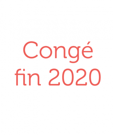 Congé période de Noël 2020 TCS