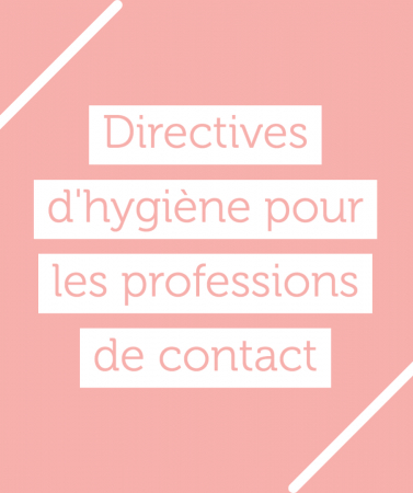 Directives pour les professions de contact corona