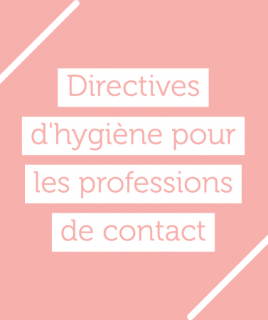 Directives pour les professions de contact corona