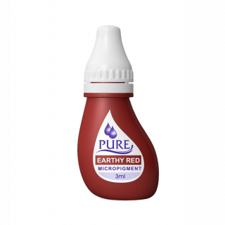 Earthy red roze lip pigment biotouch