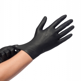 Gants en nitrile sans poudre moyen